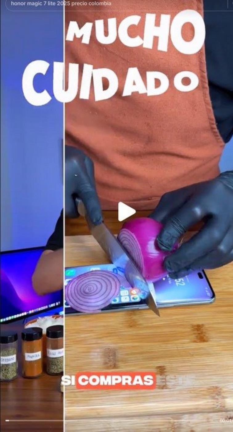 Video de celulares en TikTok