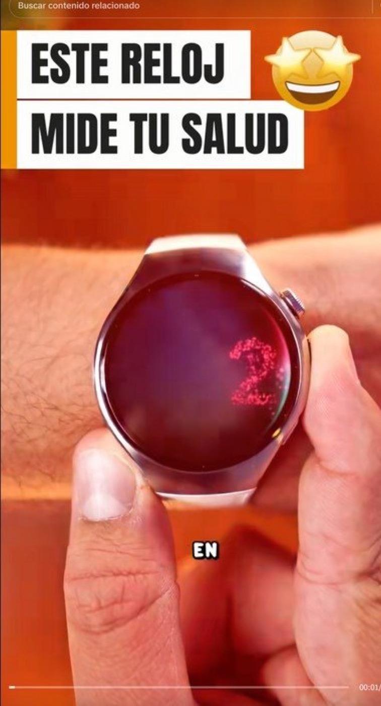 Video de smartwatch en TikTok
